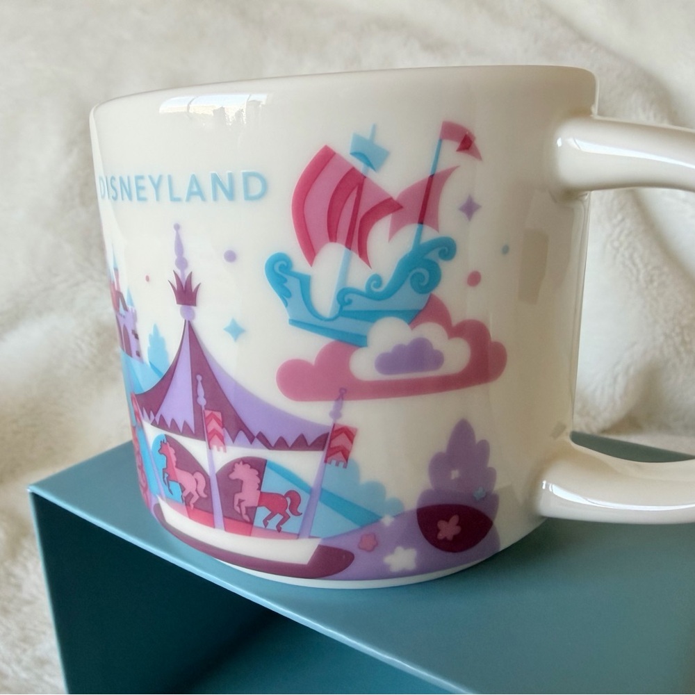 Starbucks 'You Are Here Collection' Disneyland Fantasyland Mug -  New in Box - Picture 3 of 15